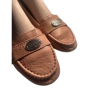 Fossil Classic Tan Leather Loafers 8.5